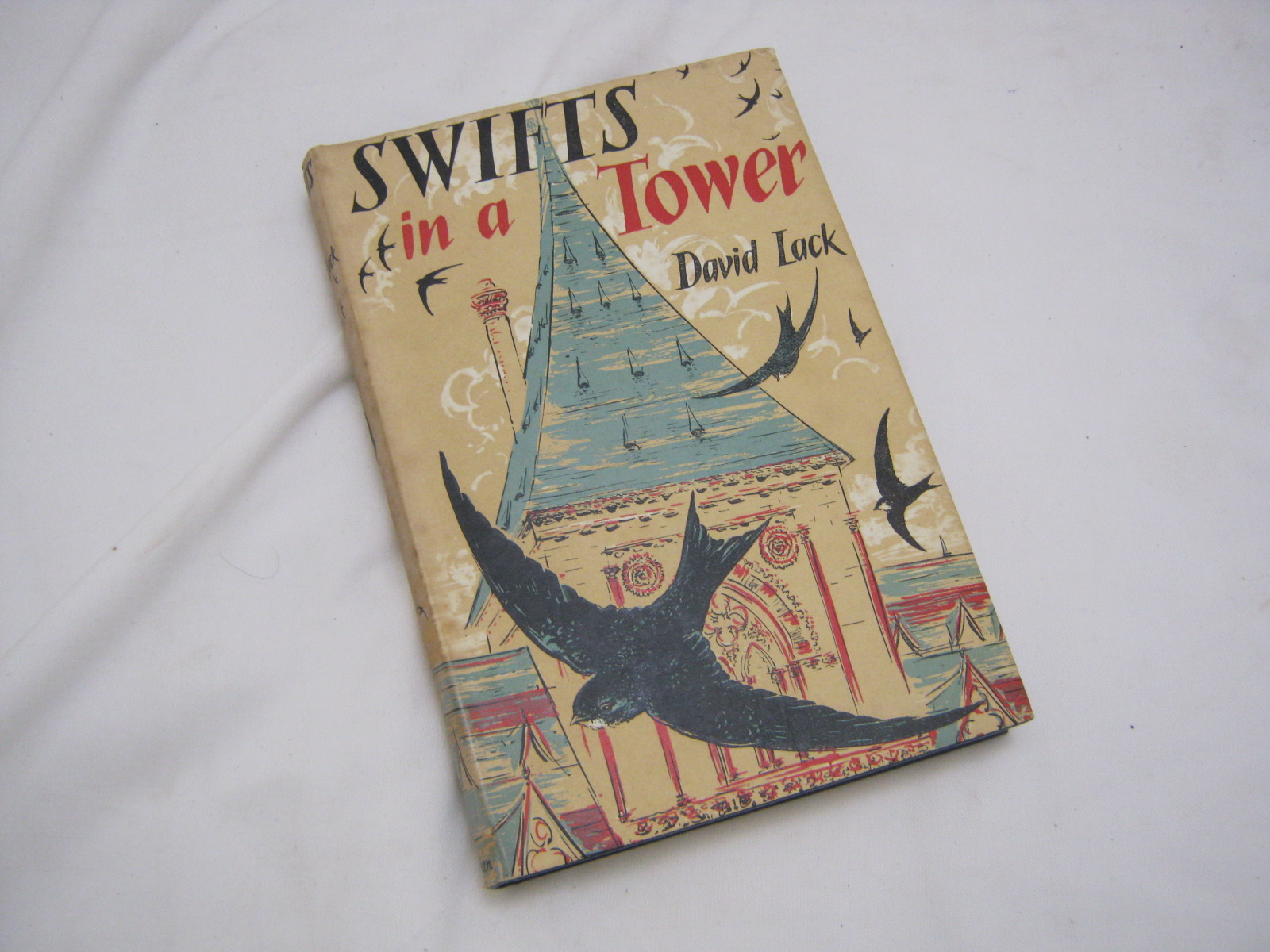 DAVID LACK: SWIFTS IN A TOWER, 1956 1st edn, orig cl d/w