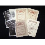 Five Royal Lyceum Theatre SIR HENRY IRVING Programmes: THE MERCHANT OF VENICE (2) [1879] and 1880,