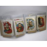 Imperial Tobacco Co of Canada RULERS WITH FLAGS Silk, set of 25, postcard size, 1910 + 1 variant