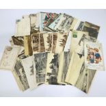 Packet circa 50 GB postcards, all postally used including QV local postmarks