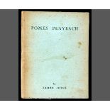 JAMES JOYCE: POMES PENYEACH, Paris, Shakespeare & Company 1927, 1st edn, errata slip tipped in at