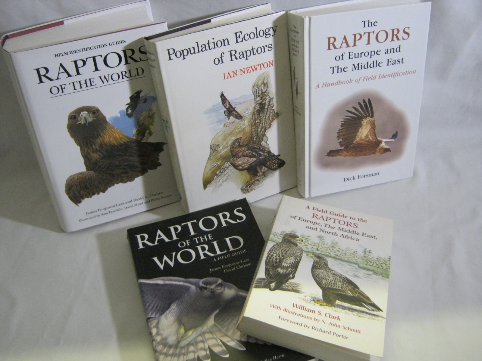 WILLIAM S CLARK: A FIELD GUIDE TO THE RAPTORS OF EUROPE THE MIDDLE EAST AND NORTH AFRICA, 1999,