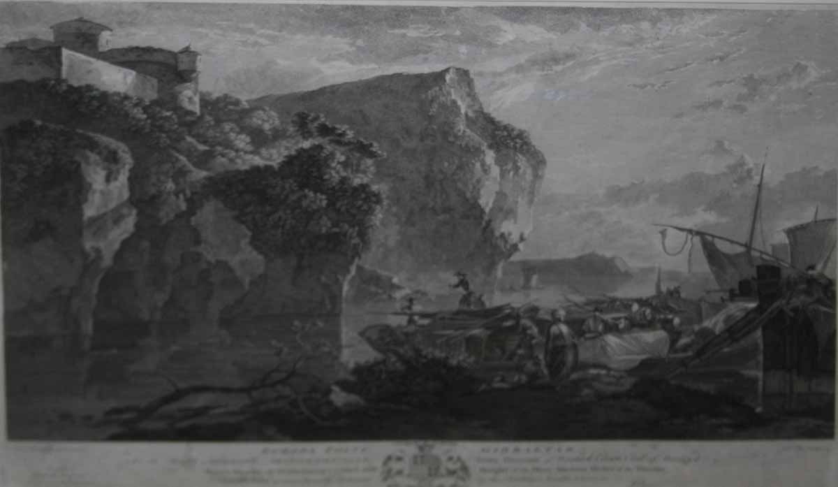 AFTER ADAM PYMACKER, ENGRAVED BY J PYE, ANTIQUE BLACK AND WHITE ENGRAVING, PUBLISHED 1773,  Europa
