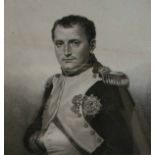 AFTER S GROUMEL, BLACK AND WHITE ENGRAVING, PUBLISHED CIRCA 1800, Napoleon, 9" x 8"