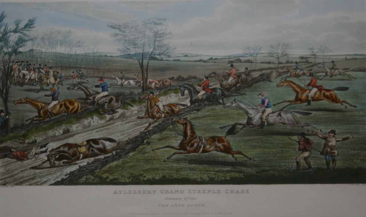 AFTER W ALKEN, ENGRAVED BY C BENTLEY, SET OF FOUR COLOURED AQUATINTS, PUBLISHED 1866 BY S & J - Image 3 of 3