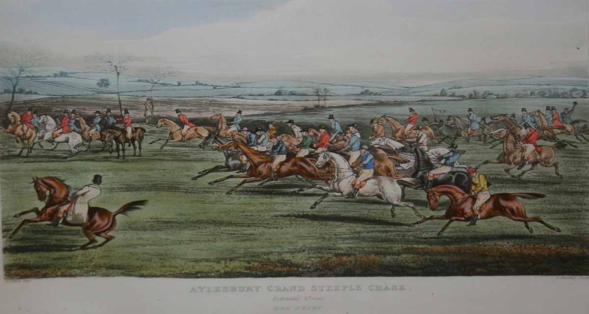 AFTER W ALKEN, ENGRAVED BY C BENTLEY, SET OF FOUR COLOURED AQUATINTS, PUBLISHED 1866 BY S & J - Image 2 of 3