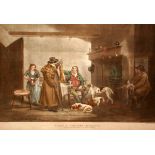 AFTER G MORLAND, ENGRAVED BY W WARD, COLOURED MEZZOTINT (PUBLISHED BY MESSRS WARDS & CO 1800),