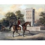 AFTER G H LAPORTE, ENGRAVED BY J HARRIS, ANTIQUE COLOURED MEZZOTINT, PUBLISHED 1847 BY RUDOLPH