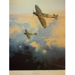 ROBERT TAYLOR, SIGNED IN PENCIL TO MARGIN, COLOURED PUBLISHERS PROOF (24/30 RAF),  Height of the