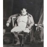 EARLY 20TH CENTURY BLACK AND WHITE PHOTOGRAVURE,  Napoleon , 13" x 10"