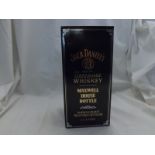 Cased 1 + ltr Jack Daniels Quality Tennessee Whiskey Maxwell House bottle