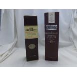 Two Bottles comprising Glendronach 100% matured in sherry cask Single Highland Malt Scotch Whisky