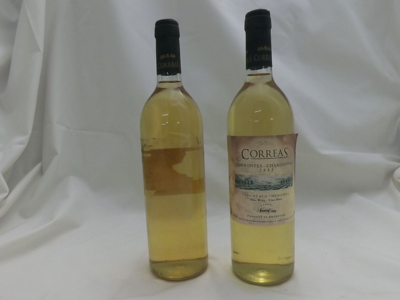 Seven bottles Correas Torrontes-Chardonnay 1998