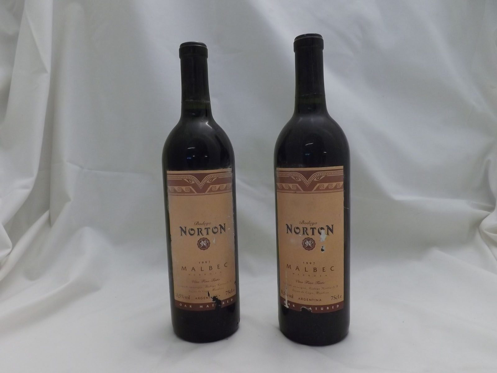 Five bottles Chateau Norton 1997 Malbec