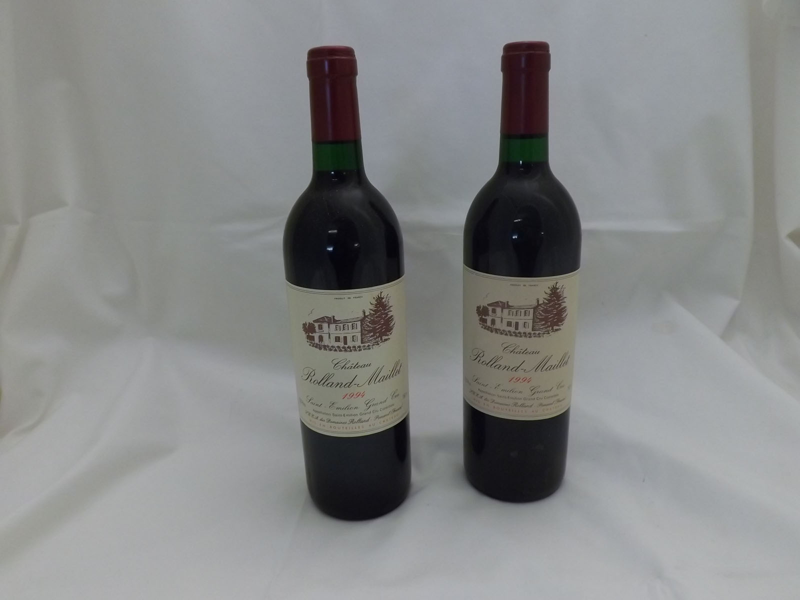 Twelve bottles of Chateau Rolland-Maillet, 1994 St Emilion Grand Cru