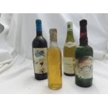 Nine bottles of Mixed Wines including Chassagne Montrachet 1er Cru 1989