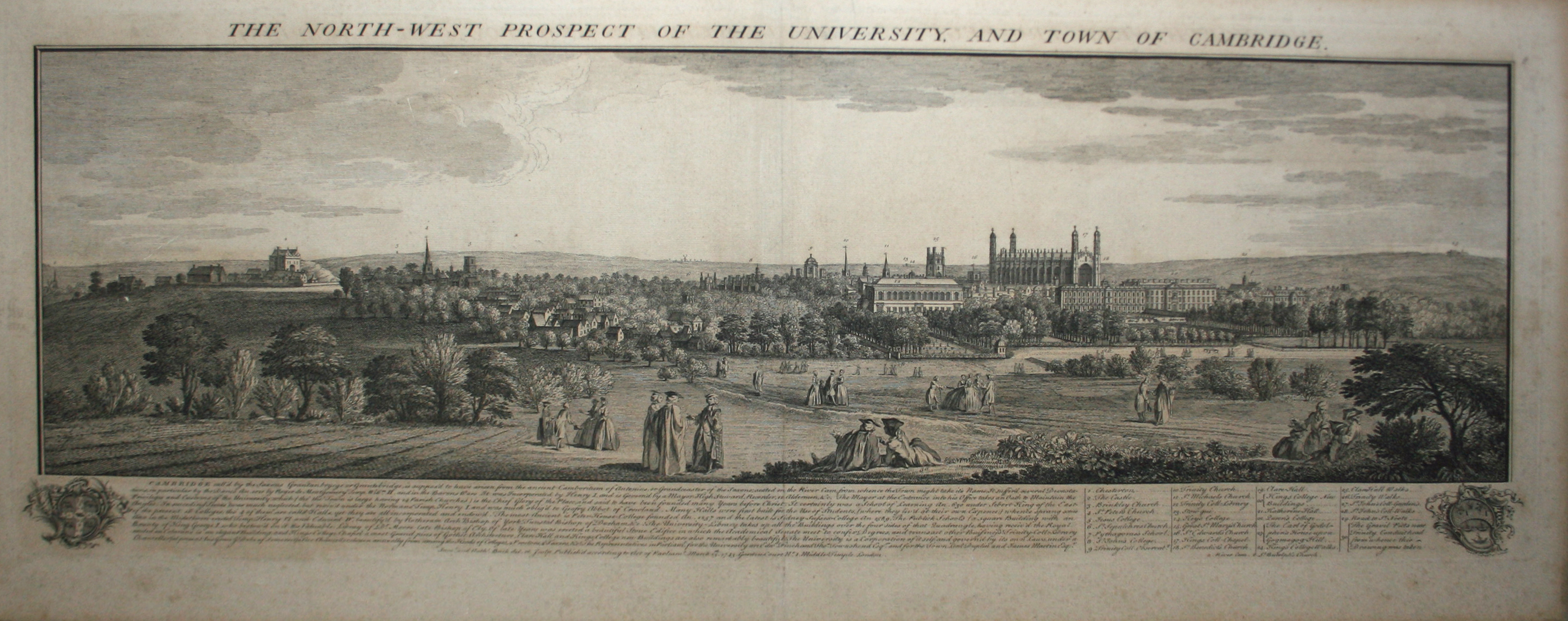 AFTER S & N BUCK, BLACK AND WHITE ENGRAVING (PUBLISHED 1743), The North West Prospect of The