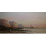 ATTRIBUTED TO LENNARD LEWIS, BEARS SIGNATURE A STANNARD, WATERCOLOUR, Coastal Landscape with