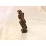 Small Bronze statuette copied from the Venus de Milo, 5" high