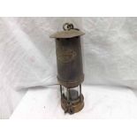 Vintage John Davis & Son Miner s Lamp, type number 2, 11" high