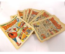 A BOX: THE DANDY COMIC, circa 1977-89 approx 100 iss + small qty THE BEANO, 1980s