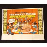 THE MICKEY MOUSE ANNIVERSARY SHOW, Walt Disney Film Poster, 1968, UK quad, approx size 30" x 40",