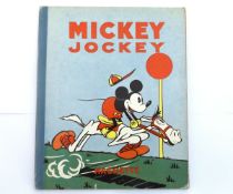 WALT DISNEY: MICKEY JOCKEY, Paris Hachette [1935], 1st edn, 4to, orig cl bkd pict bds