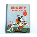 WALT DISNEY: MICKEY JOCKEY, Paris Hachette [1935], 1st edn, 4to, orig cl bkd pict bds