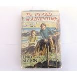 ENID BLYTON: THE ISLAND OF ADVENTURE, 1944, 1st edn, signed and inscr, orig pict cl d/w (Possibly