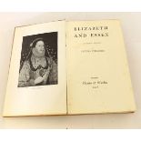 LYTTON STRACHEY: ELIZABETH AND ESSEX, 1928 1st edn, ALs dtd March 3rd 1930 at front, orig cl gt