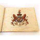 ARTHUR FIRST DUKE OF WELLINGTON: ORDERS OF KNIGHTHOOD, L, circa 1852, 36 col'd plts compl, damp