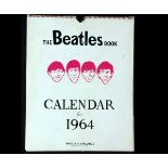 THE BEATLES BOOK CALENDAR FOR 1964, pub Beat Monthly, approx size 11 1/2" x 9", spiral bound