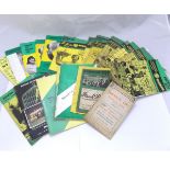 Approx 20 Norwich City FC handbooks 1930-1975 inc 1930-31, 1945-47, 1956-57, 1959-1975