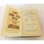ISABELLA BEETON: MRS BEETON'S HOUSEHOLD MANAGEMENT A COMPLETE COOKERY BOOK..., [1923], col'd frontis