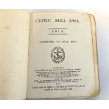 TORPEDO DRILL BOOK 1912, HMSO 1912, 527pp, ownership sig "Pte W Brown No 86598 Signal Section 57nd