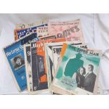 Packet assorted sheet music circa 1930s to 1950s, ill fronts