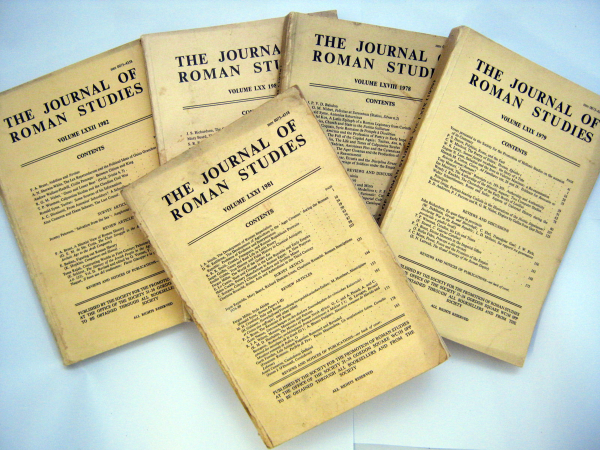 THE SOCIETY FOR THE PROMOTION OF ROMAN STUDIES (PUB): THE JOURNAL OF ROMAN STUDIES, 1978-82, vols