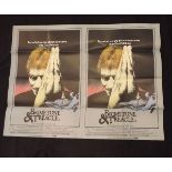 FOUR FILM POSTERS: THE BELIEVERS, UK quad, approx 30" x 40", folded; BRIMSTONE AND TREACLE, UK quad,