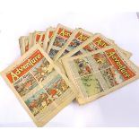 A BOX: ADVENTURE COMIC, 1949-55, 50+ asstd iss + THE CHAMPION, 1951-52, circa 24 iss + THE