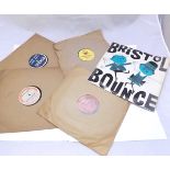 Packet five 78rpm promotional records for cigarette manufacturers including "Bristol Bounce", "