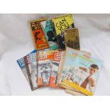 One Box: assorted vintage Modelling Magazines including MODELMAKER, + RICH UNCLE, vintage board game