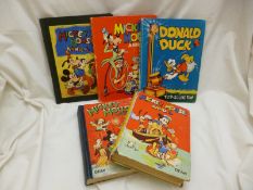 WALT DISNEY: MICKEY MOUSE ANNUAL, [1943, 1945-46], 1947 - 50, 7 vols, 1st three works, orig pict