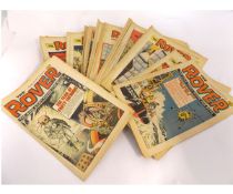 A BOX: THE ROVER + ROVER AND WIZARD COMICS, 1967-73, 55+ iss + small qty THE HORNET 1970s