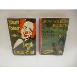 STUART PALMER, 2 ttls: MISS WITHERS REGRETS, 1948 1st edn, orig cl, d/w; DEATH IN GREASE-PAINT,