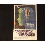 UNEARTHLY STRANGER, Film Poster, US one sheet, starring John Neville, Gabriella Licudi etc, approx