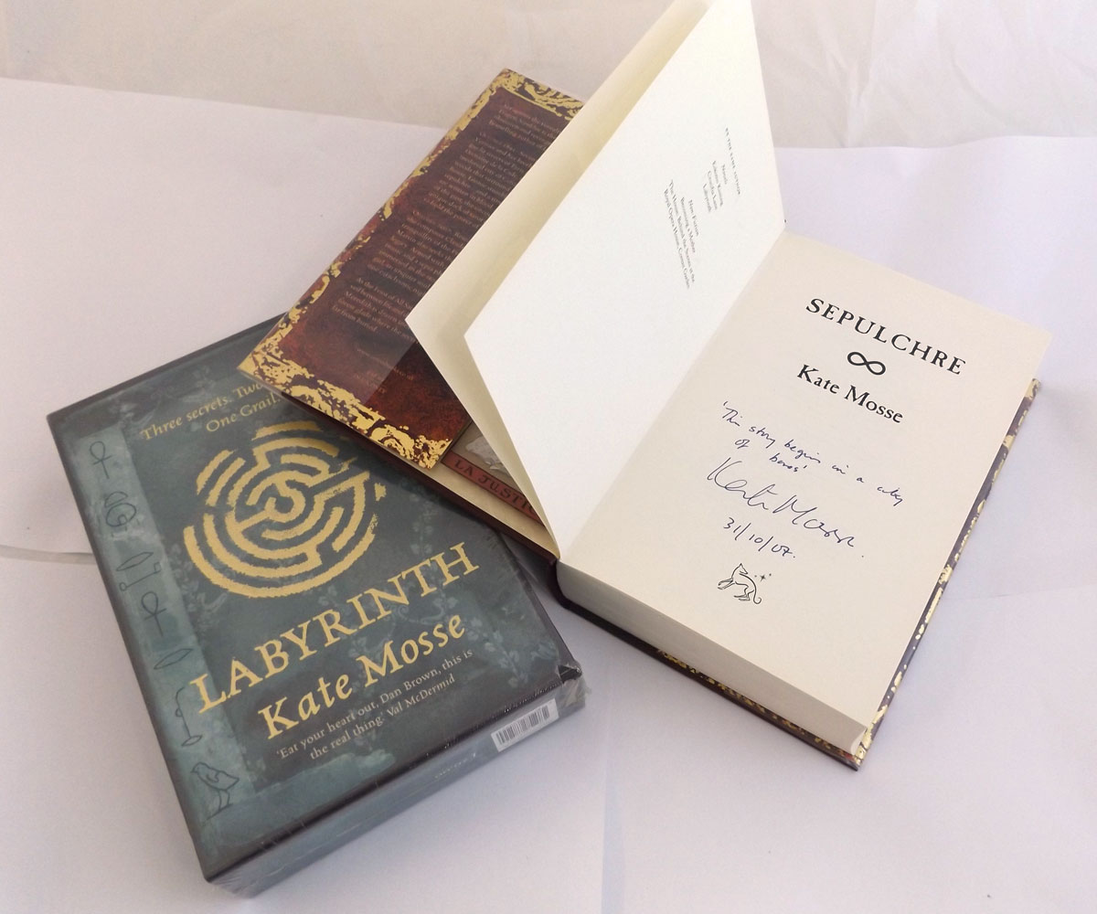 KATE MOSSE, 2 ttls: LABYRINTH, 2005, (1000), numbered and sigd, s-c unopened, orig shrinkwrap;