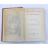CHARLES LUTWIDGE DODGSON "LEWIS CARROLL": ALICE'S ADVENTURES IN WONDERLAND, L, 1886, 77th thou, orig