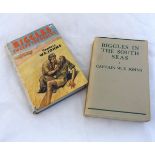 W E JOHNS, 2 ttls: BIGGLES SWEEPS THE DESERT, 1942, 1st edn, orig cl, part d/w; BIGGLES IN THE SOUTH