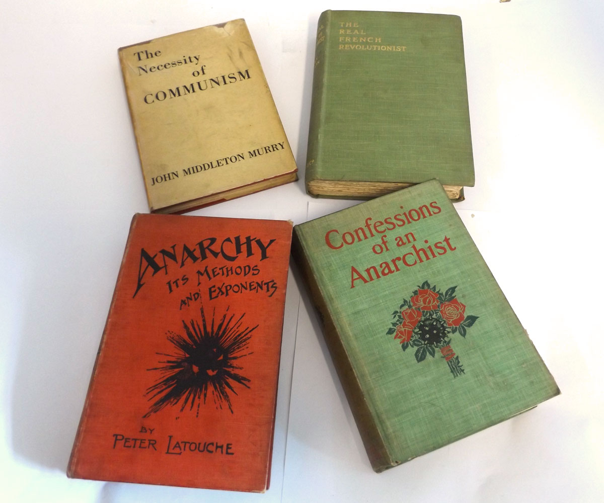 W C HART: CONFESSIONS OF AN ANARCHIST, L, E Grant Richards, 1906 1st edn, black and white