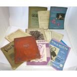 One box: good quantity assorted sheet music, plus small quantity of theatre programmes mainly Oxford